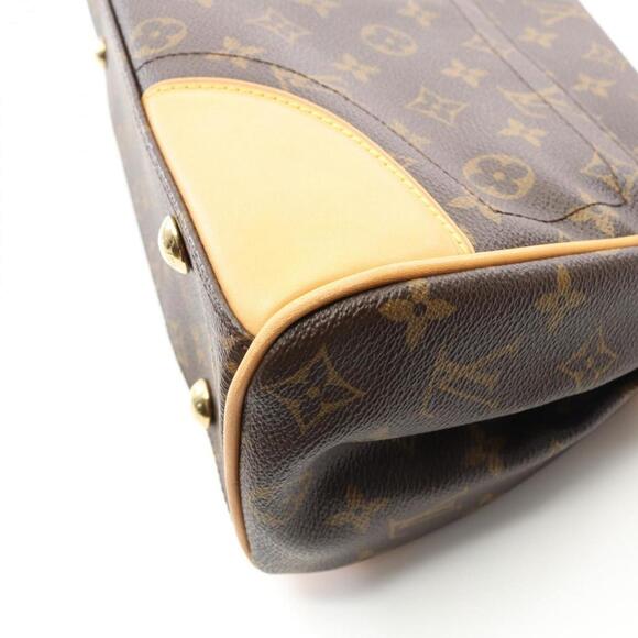 LOUIS VUITTON Brown Monogram Leather Shoulder Bag - Picture 6 of 8